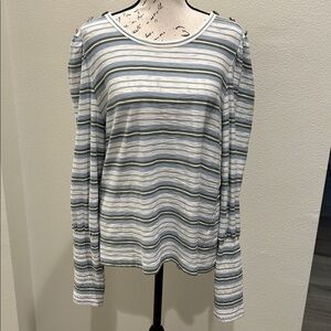 Veronica Beard Meg Striped long Sleeve Tee